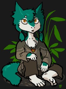 Rating: Safe Score: 0 Tags: ambiguous_gender anthro cel_shading chest_tuft child claws clothed clothing e621 fur grass jakk jewelry looking_at_viewer mammal mick39 necklace plant sergal shaded simple_background solo tail tuft young young_ambiguous young_anthro User: bunchy7s
