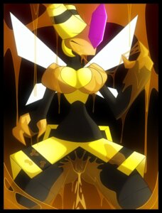 Rating: Explicit Score: 0 Tags: 2013 abstract_background after_sex anthro anthrofied arthropod bee big_breasts black_border border bottomless breasts claws cleavage clothed clothing digital_media_(artwork) e621 eyes_closed female food gem generation_4_pokemon genitals hi_res honey_(food) hymenopteran insect insect_wings isabelle_(r-mk) nintendo non-mammal_breasts open_mouth orgasm pokemon pokemon_(species) pokemorph r-mk simple_background small_waist solo spread_legs spreading vespiquen vulva wings User: bunchy7s