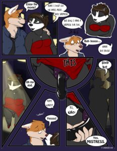 Rating: Explicit Score: 0 Tags: anthro badger bdsm brown_hair canid canine canis catherine_(datbadger) comic datbadger dialogue dildo domestic_dog dominant dominant_female duo e621 english_text european_badger female green_eyes hair herding_dog hi_res long_hair male mammal meles mistress mustelid musteline overweight pastoral_dog sex_toy slave slightly_chubby strapon submissive submissive_male text welsh_corgi User: bunchy7s