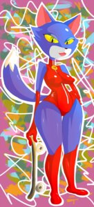 Rating: Explicit Score: 0 Tags: abstract_background actionbastardvirginblstr atlus blue_body blue_fur boots breasts camel_toe clothing domestic_cat e621 felid feline felis female footwear fur gloves go!_go!_hypergrind green_eyes hand_on_hip handwear hi_res knee_boots knee_highs latex legwear leotard mammal penny_(ggh) red_clothing red_leotard sega shoes simple_background skateboard skinsuit solo thick_thighs tight_clothing vehicle wide_hips yellow_sclera zipper zipper_leotard User: bunchy7s