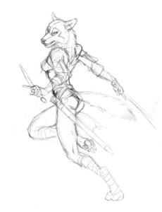Rating: Safe Score: 0 Tags: absurd_res anthro armor asheru asheru_(setting) barbarian belt bikini black_and_white black_nose butt canid canine canis claws clothing dagger digitigrade dual_wielding e621 female fur furgonomics hi_res holding_melee_weapon holding_object holding_sword holding_weapon mammal melee_weapon monochrome pauldron pawpads scabbard scott_ruggels simple_background sketch solo swimwear sword swordplay tail tail_clothing two-piece_swimsuit warrior weapon white_background wolf wraps User: bunchy7s