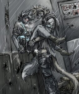 Rating: Explicit Score: 0 Tags: anal anal_penetration anthro armor bdsm blush bodily_fluids body_armor bondage bottomwear bottomwear_down bound bullet_hole canid canine chain chain_leash chained clothed clothing collar cum cum_in_ass cum_inside dominant dominant_male duo e621 genital_fluids grey_theme leash leash_pull linni-fight male male/male male_penetrated male_penetrating male_penetrating_male mammal outside pants pants_down partially_clothed penetration raining sex sign spot_color street submissive submissive_male wanted_poster water User: bunchy7s