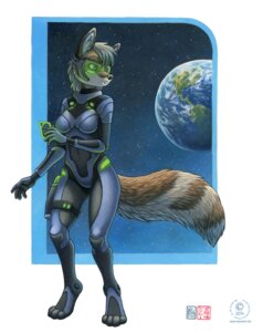 Rating: Safe Score: 0 Tags: 2014 anthro armor breasts canid canine card clothed clothing datapad digitigrade e621 earth electronics eyewear female fox futuristic gun kacey mammal microphone orbit planet ranged_weapon science_fiction skinsuit solo space star tail tight_clothing visor weapon User: bunchy7s