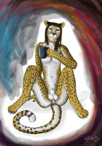 Rating: Explicit Score: 0 Tags: 2013 abstract_background anatomically_correct animal_genitalia anthro anus balls beverage biped black_hair butt cheetah claws coffee coffee_mug collar container cryme_the_cheetah cup e621 felid feline femboy food fully_sheathed fur genitals hair hi_res holding_container holding_cup holding_object khraym long_hair looking_at_viewer male mammal markings nude orange_eyes orange_hair paws presenting realistic shaded sheath simple_background sitting smile solo spots spotted_body spotted_fur spread_legs spreading whiskers white_body white_fur yellow_body yellow_fur User: bunchy7s