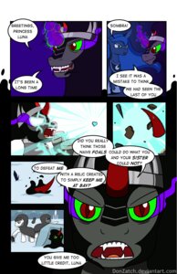 Rating: Safe Score: 0 Tags: 2014 angry black_body black_fur black_hair blue_body blue_eyes blue_fur comic crown crystal crystal_heart dialogue donzatch duo_focus e621 english_text equid equine explosion fan_character female feral friendship_is_magic fur glowing glowing_eyes group hair hasbro headgear hi_res hiding horn kick king_sombra_(mlp) male mammal mountain my_little_pony mythological_creature mythological_equine mythology outside princess princess_luna_(mlp) red_eyes rock royalty sharp_teeth snow teeth text unicorn url User: bunchy7s