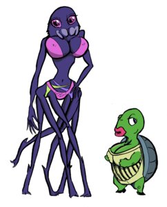 Rating: Questionable Score: 0 Tags: arachnid arthropod bikini bra breasts bustier clothed clothing duo e621 female non-mammal_breasts panties reptile scalie skimpy spider swimwear tight_clothing turtle two-piece_swimsuit underwear unknown_artist User: bunchy7s