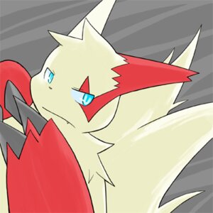 Rating: Safe Score: 0 Tags: 1:1 arm_tuft blue_eyes claws e621 fur generation_3_pokemon grey_background head_tuft looking_aside looking_at_viewer low_res male markings nintendo nisemono pokemon pokemon_(species) red_body red_fur red_markings shoulder_tuft simple_background solo tuft white_body white_fur zangoose User: bunchy7s