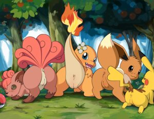 Rating: Explicit Score: 0 Tags: 2012 absurd_res anus blush butt canid canine charmander cleft_tail conditional_dnp dipstick_tail e621 eevee female feral fire flaming_tail fur generation_1_pokemon genitals group hi_res inviting looking_at_viewer looking_back mammal markings multi_tail multicolored_tail nintendo open_mouth orange_body orange_skin outside pikachu plump_labia pokeball pokemon pokemon_(species) presenting presenting_hindquarters raised_tail rodent smile standard_pokeball tail tail_markings take_your_pick tongue tongue_out tricksta vulpix vulva wood yellow_body yellow_fur User: bunchy7s