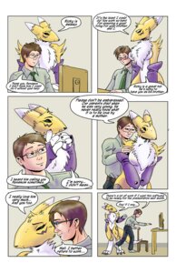 Rating: Safe Score: 0 Tags: 2012 anthro bandai_namco bed black_sclera blue_eyes breasts brother_(lore) brothers_(lore) canid canine clothed clothing comic digimon digimon_(species) dipstick_tail duo e621 english_text eyewear female fur furniture glasses green_eyes henbe hi_res human like_family_by_henbe male mammal markings renamon sibling_(lore) tail tail_markings text white_body white_fur yellow_body yellow_fur User: bunchy7s