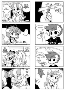 Rating: Safe Score: 0 Tags: 2014 anthro anthrofied apple_bloom_(mlp) cheerilee_(mlp) comic dialogue e621 earth_pony english_text equid equine female friendship_is_magic hasbro hi_res horn horse mammal monochrome my_little_pony mythological_creature mythological_equine mythology pegasus pony scootaloo_(mlp) shepherd0821 sweetie_belle_(mlp) text unicorn wings User: bunchy7s