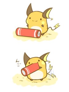 Rating: Safe Score: 0 Tags: 2012 3:4 :3 ambiguous_gender battery chibi comic e621 eating feral generation_1_pokemon humor mammal nintendo nom pokemon pokemon_(species) raichu rairai-no26-chu rodent solo tail tail_motion tailwag User: bunchy7s