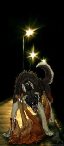 Rating: Questionable Score: 0 Tags: alley ambiguous_gender bodily_fluids canid canine canis domestic_dog drooling duo e621 fangs feral forced german_shepherd herding_dog hybrid mammal pastoral_dog paws saliva shadowwolf tail teeth wolf User: bunchy7s