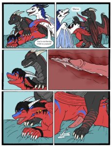 Rating: Explicit Score: 0 Tags: anal anal_penetration antihuman bed black_body bodily_fluids bound chibisuke comic cum cum_in_ass cum_inside cum_while_penetrated cumshot cyniras deihnyx dialogue dominant dominant_male dragon dragon_drive e621 ejaculation english_text erection european_mythology feral feral_on_feral furniture genital_fluids genitals group group_sex hands-free internal male male/male male_penetrated male_penetrating male_penetrating_male mane membrane_(anatomy) membranous_wings multiple_scenes mythological_creature mythological_scalie mythology orgasm penetration penis red_body scalie sex submissive submissive_male tail teeth text threesome trio western_dragon white_body wings User: bunchy7s