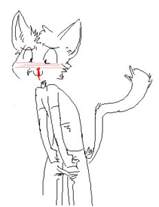 Rating: Safe Score: 0 Tags: anthro blood blush bodily_fluids clothed clothing domestic_cat e621 felid feline felis line_art low_res male mammal nosebleed raised_tail ruby_quest simple_background solo spot_color tail tom_(rq) unknown_artist white_background User: bunchy7s
