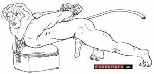 Rating: Explicit Score: 0 Tags: anthro anthrofied bdsm bent_over bent_over_surface black_and_white bondage bound cuff_(restraint) disney e621 erection felid furronika genitals hands_behind_back lion looking_back male mammal monochrome nipples nude pantherine penis restraints simba_(the_lion_king) simple_background solo submissive submissive_male tail the_lion_king white_background wrist_cuffs User: bunchy7s