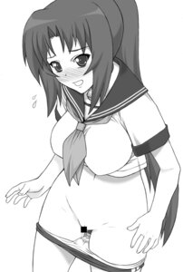 Rating: Explicit Score: 0 Tags: 07th_expansion buruma buruma_pull censored female higurashi_no_naku_koro_ni monochrome panties panty_pull pussy pussy_juice pussy_juice_trail rule34 school_uniform serafuku shichimenchou sonozaki_mion underwear User: bunchy7s