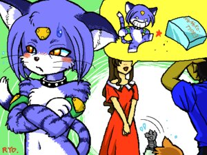 Rating: Safe Score: 0 Tags: anthro bodily_fluids crossed_arms digital_media_(artwork) domestic_cat e621 felid feline felis female fur group kemono machine mammal oekaki pictographics robot ryou simple_background solo_focus sweat sweatdrop tail User: bunchy7s