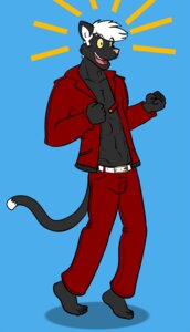 Rating: Safe Score: 0 Tags: alex_(mapdark) anthro barefoot belt biped black_body black_fur blue_background bottomwear clothed clothing digital_media_(artwork) dipstick_tail domestic_cat e621 epiphany excited feet felid feline felis fist fur hair happy jacket male mammal mapdark markings multicolored_tail open_clothing open_mouth open_shirt open_topwear pants pink_nose red_bottomwear red_clothing red_outerwear shirt simple_background solo surprised tail tail_markings topwear two_tone_tail white_hair yellow_sclera User: bunchy7s Rating: Safe Score: 0 Tags: alex_(mapdark) anthro barefoot belt biped black_body black_fur blue_background bottomwear clothed clothing digital_media_(artwork) dipstick_tail domestic_cat e621 epiphany excited feet felid feline felis fist fur hair happy jacket male mammal mapdark markings multicolored_tail open_clothing open_mouth open_shirt open_topwear pants pink_nose red_bottomwear red_clothing red_outerwear shirt simple_background solo surprised tail tail_markings topwear two_tone_tail white_hair yellow_sclera User: bunchy7s