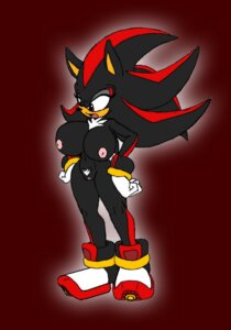 Rating: Explicit Score: 0 Tags: anthro big_breasts biped black_body black_fur breasts clothing crossgender e621 eulipotyphlan female footwear fur genitals gloves hand_on_hip handwear hedgehog mammal mtf_crossgender nipples pubes red_eyes sega shadow_the_hedgehog shoes solo sonic_the_hedgehog_(series) thecon vulva white_clothing white_gloves white_handwear User: bunchy7s