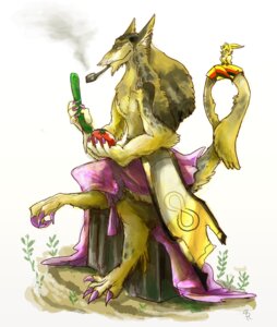 Rating: Safe Score: 0 Tags: anthro avian bird clothed clothing cucumber e621 food fruit fur kiki-uma male mammal plant sergal simple_background solo tail tomato topless vegetable white_background yellow_body yellow_eyes yellow_fur User: bunchy7s