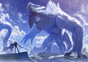 Rating: Safe Score: 0 Tags: ambiguous_gender avian bird blue_theme cape chain claws clothing cool_colors detailed detailed_background dragon duo e621 feral green_tear human macro male mammal melee_weapon monster mythological_creature mythological_scalie mythology open_mouth polearm pose red_eyes scalie sharp_teeth standing stomping tail teeth toony weapon User: bunchy7s