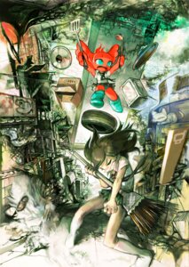 Rating: Safe Score: 0 Tags: amazing_background bottomwear clothing detailed detailed_background digital_media_(artwork) digital_painting_(artwork) domestic_cat duo e621 felid feline felis female hi_res holding_object holding_tool holding_utensil human kawaguchi_youhei kitchen_spatula kitchen_utensils ladle mammal painting_(artwork) rocking_out shirt skirt spatula tools toony topwear User: bunchy7s