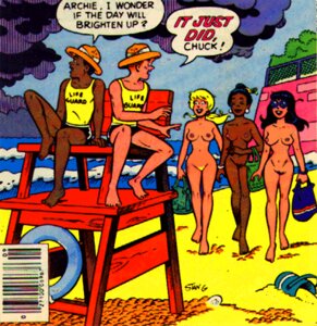Rating: Explicit Score: 0 Tags: 2boys 3girls archie_andrews archie_comics areolae bare_legs barefoot beach betty_cooper black_hair blonde_hair breasts bucket casual chuck_clayton clothed_male_nude_female dark-skinned_female dark-skinned_male dark_clouds dark_skin erect_nipples female female_with_female ginger_hair human kentoons lifeguard lifeguard_tower long_hair male male_with_female male_with_male medium_breasts nancy_woods nipples nude pale_skin pith_helmet ponytail public pussy rule34 sand seashell straight swim_suits tank_top tied_hair tote_bag veronica_lodge walking User: bunchy7s