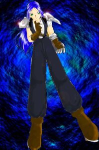 Rating: Safe Score: 0 Tags: abstract_background armor blue_hair clothing e621 gloves green_eyes hair handwear human keishinkae long_hair long_legs looking_at_viewer male mammal not_furry simple_background solo third_usa_(character) User: bunchy7s