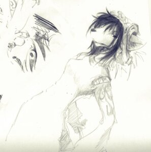 Rating: Safe Score: 0 Tags: anthro biped black_hair black_nose canid canine canis clothed clothing domestic_dog duo e621 female greyscale hair mammal monochrome mr_dog multiple_images sketch standing traditional_media_(artwork) User: bunchy7s