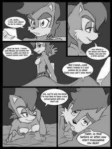 Rating: Questionable Score: 0 Tags: 3:4 anthro archie_comics areola aval0nx bed black_border border breasts brother_(lore) brother_and_sister_(lore) chipmunk clothed clothing comic dialogue duo e621 elias_acorn english_text erect_nipples female fur furniture greyscale ground_squirrel hair implied_incest male mammal monochrome nipples panties rodent sally_acorn sciurid sega sibling_(lore) sister_(lore) sonic_the_hedgehog_(archie) sonic_the_hedgehog_(comics) sonic_the_hedgehog_(series) text topless underwear User: bunchy7s