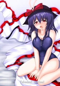 Rating: Explicit Score: 0 Tags: blush bow breast_squeeze breasts cum cum_on_clothes cumdrip facial female haruto hat iku_nagae kneeling large_breasts one-piece_swimsuit open_mouth purple_hair red_eyes rule34 school_swimsuit swimsuit touhou tsukudani_shirou User: bunchy7s