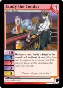 Rating: Safe Score: 0 Tags: alcohol apron bar bartender bear beverage breasts card card_template clothed clothing duo e621 english_text female food fully_clothed furoticon giant_panda male mammal marker_(artwork) mcmint text trading_card trading_card_game trading_card_template traditional_media_(artwork) User: bunchy7s