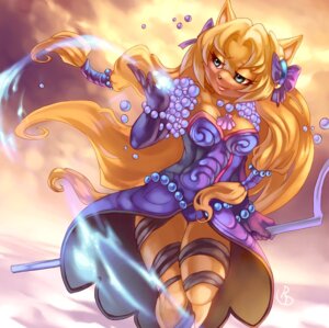 Rating: Safe Score: 0 Tags: 2011 accessory anthro armwear black_nose blonde_hair blue_eyes bow_(feature) bow_accessory bow_ribbon breasts cleavage clothed clothing dress e621 elbow_gloves female fur gem gloves hair hair_accessory hair_bow hair_ribbon handwear long_hair melee_weapon pearl_(gem) polearm ribbons roksanath shell simple_background solo staff weapon yellow_body yellow_fur User: bunchy7s