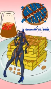 Rating: Explicit Score: 0 Tags: ankle_strap_heels anthro biped black_body black_fur blue_clothing blue_footwear blue_high_heels blue_vulva canid canine canis clothing cutlery domestic_dog e621 eggo english_text female food food_fetish food_play footwear fork fur genitals hi_res high_heeled_sandals high_heels kitchen_utensils mammal mastiff micro molosser nipples rohypnol sandals shar_pei sherri_mayim shoes solo syrup tail text tools vulva waffle User: bunchy7s