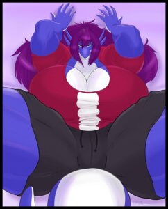 Rating: Questionable Score: 0 Tags: amelia_cresci anthro biceps big_breasts black_border blue_body boosterpang border breasts claws clothing dragon e621 female hair horn huge_breasts hyper muscular muscular_anthro muscular_female mythological_creature mythological_scalie mythology non-mammal_breasts purple_hair scalie shirt small_head solo tail thick_thighs topwear wide_hips User: bunchy7s