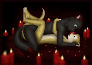 Rating: Questionable Score: 0 Tags: anthro candle canid canine canis domestic_cat duo e621 eddiew ellandra_goldstone faolan felid feline felis female male male/female mammal petals romantic romantic_ambiance romantic_couple rose_petals side_view tail wolf User: bunchy7s