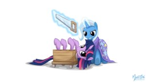 Rating: Safe Score: 0 Tags: 16:9 2012 cape clothing digital_media_(artwork) duo e621 equid equine female feral friendship_is_magic fur hair hasbro hi_res horn magic mammal multicolored_hair my_little_pony mysticalpha mythological_creature mythological_equine mythology purple_body purple_fur purple_hair quadruped saw shaded shadow simple_background star tail tools trixie_(mlp) twilight_sparkle_(mlp) two_tone_hair unicorn white_background widescreen User: bunchy7s