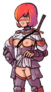 Rating: Explicit Score: 0 Tags: blue_eyes blush breasts broquest clothing exposed_breasts female long_hair pussy rule34 skirt skirt_lift thighhighs tsundere_warrior_girl User: bunchy7s
