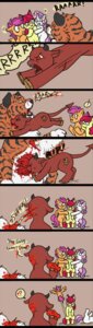 Rating: Questionable Score: 0 Tags: ambiguous_gender ambiguous_prey apple_bloom_(mlp) blood bodily_fluids comic cutie_mark_crusaders_(mlp) death drpickelle e621 earth_pony equid equine feathered_wings feathers felid female feral friendship_is_magic gore group hasbro hi_res horn horse lucy_(captain_courage) mammal my_little_pony mythological_creature mythological_equine mythology orange_body orange_feathers pantherine pegasus pony quadruped scootaloo_(mlp) sweetie_belle_(mlp) tail tiger unicorn vore wings young young_feral User: bunchy7s