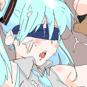 Rating: Explicit Score: 0 Tags: 1boy 1girl aqua_hair black_blindfold blindfold blush cum cum_on_hair facial female hatsune_miku hetero jaggy_lines long_hair necktie oekaki open_mouth rule34 solo_focus tagme twintails vocaloid User: bunchy7s