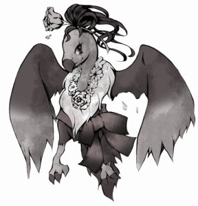 Rating: Safe Score: 0 Tags: accessory avian beak e621 feathered_wings feathers female feral flower flower_in_hair generation_5_pokemon greyscale hair hair_accessory kurenai429 looking_at_viewer mandibuzz mane monochrome nintendo plant pokemon pokemon_(species) ribbons simple_background solo white_background wings User: bunchy7s