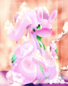 Rating: Safe Score: 0 Tags: ambiguous_gender blush cosith dragon e621 feral gastropod generation_6_pokemon goodra hi_res mollusk mythological_creature mythological_scalie mythology nintendo pokemon pokemon_(species) scalie shower slime solo tail thick_tail User: bunchy7s