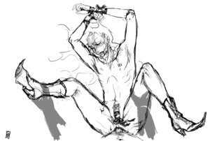 Rating: Explicit Score: 0 Tags: anal blood bondage bow censored disembodied_hands forced_yaoi hairbow heels high_heels highres long_hair lunatic_(tiger_&amp;_bunny) male malesub penis penis_ribbon pov rape rule34 scar sex shoes silver_hair sketch tied_penis tiger_and_bunny yaoi yuri_petrov User: bunchy7s
