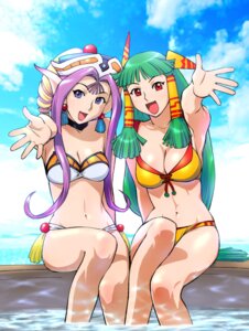 Rating: Explicit Score: 0 Tags: 2girls belly_button bikini breasts choker cleavage feena_(grandia) feet_in_water female grandia grandia_i green_hair hair_tubes large_breasts liete long_hair outstretched_hand purple_hair rule34 sitting small_breasts swimsuit ueyama_michirou water User: bunchy7s