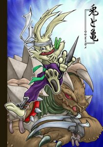 Rating: Safe Score: 0 Tags: accessory anthro barefoot biped brown_body claw_(weapon) clothing digital_media_(artwork) duo e621 feet fishnet_clothing fishnet_topwear headband holding_object holding_weapon jumping kabuto0495 kunai lagomorph leporid male mammal melee_weapon midair monster ninja object_in_mouth pawpads rabbit topwear warrior weapon yellow_body User: bunchy7s