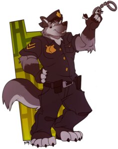 Rating: Safe Score: 0 Tags: 2011 4_toes anthro barefoot biped canid canine canis clothed clothing cuff_(restraint) e621 feet handcuffs kuma male mammal metal_cuffs paws police restraints shackles solo tail teeth toes wolf User: bunchy7s
