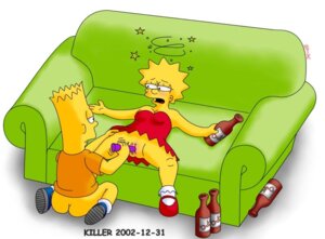 Rating: Explicit Score: 0 Tags: 1boy 1girls 2002 20th_century_studios accurate_art_style ass bart_simpson brother_and_sister clothes color dildo drunk female human incest killer_(artist) lisa_simpson lying male on_back pussy rule34 straight the_simpsons vulva_line yellow_body yellow_skin User: bunchy7s