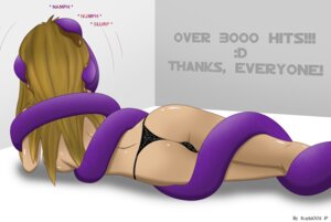 Rating: Explicit Score: 0 Tags: ambiguous_gender ambiguous_pred big_breasts bodily_fluids breasts butt clothing coiling cum cum_on_face e621 female female/ambiguous female_prey genital_fluids hair human long_hair mammal maximignon monster not_furry panties solo squeezing tentacles thong underwear vore User: bunchy7s