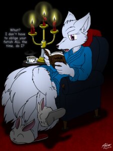 Rating: Safe Score: 0 Tags: 2012 3:4 anthro bathrobe beverage book candelabra candle canid canine catmonkshiro chair clothing e621 english_text female food footwear fox furniture holding_book holding_object mammal reading robe shai shoes slippers solo table tail tea text User: bunchy7s