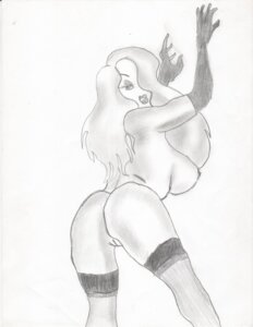 Rating: Explicit Score: 0 Tags: ass disney female female_only human jessica_rabbit monochrome nipples pussy rough_sketch rule34 solo who_framed_roger_rabbit User: bunchy7s